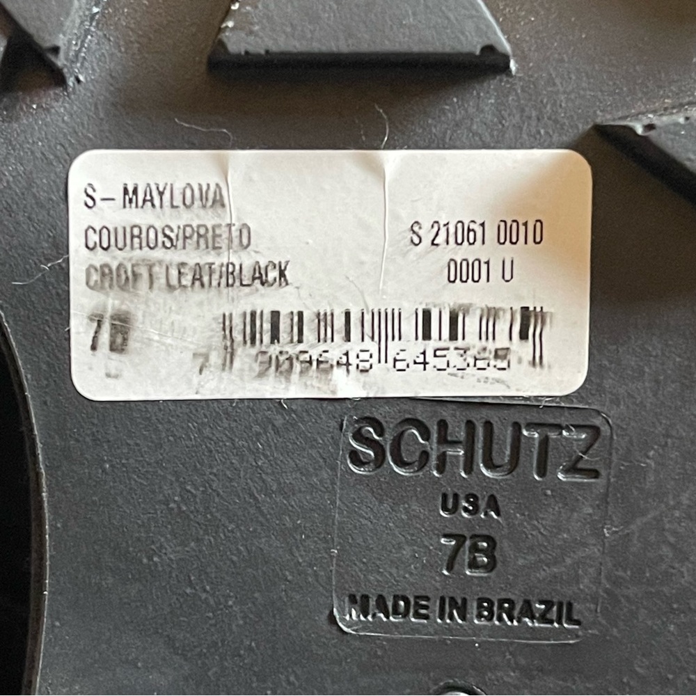🆕 NWT + Box - Schutz Maylova Leather Ankle Combat Boots - 7 - Picture 9 of 10